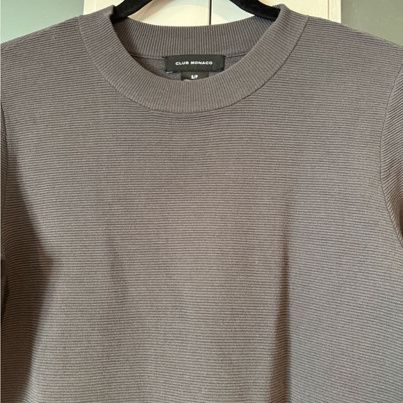 Chic Charcoal Long Sleeve Dress - Picture 3 of 3